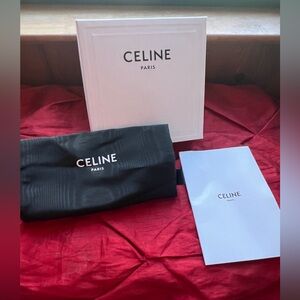 Celine White Box with Black Dust Bag & Receit Holder